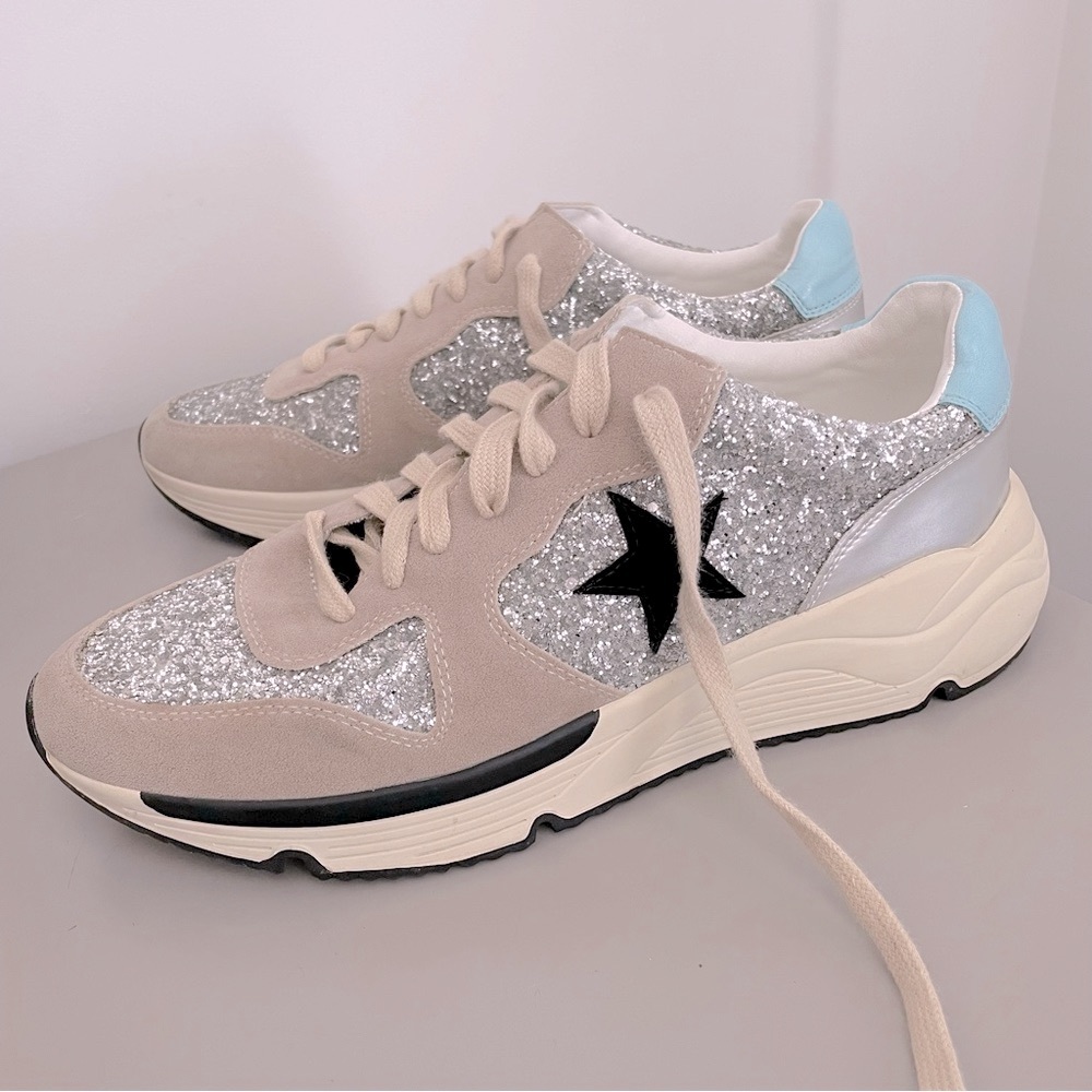 OASIS SOCIETY Glitter Runner Sneaker Sz 9